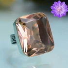 Morganite Gemstone Oval 925 Sterling Silver Handmade Jewelry Ring Gift For Her