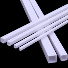 ABS Styrene Plastic Square Tube Pipe 3/4/5/8/...