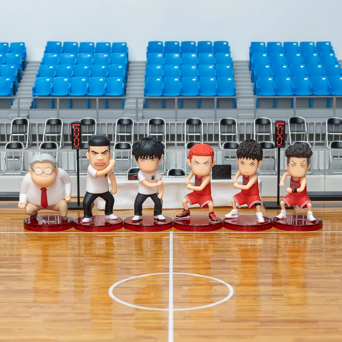 SLAM DUNK Figure Collection Shohoku SET Logo Figure New JAPAN | eBay