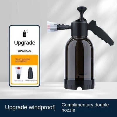2L Hand Pump Foam Sprayer with 3 Types of Nozzle Hand Pneumatic Foam Cannon Snow
