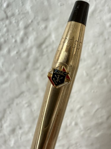 Vintage Cross Townsend Knights Of Columbus 10K Gold Filled Pen
