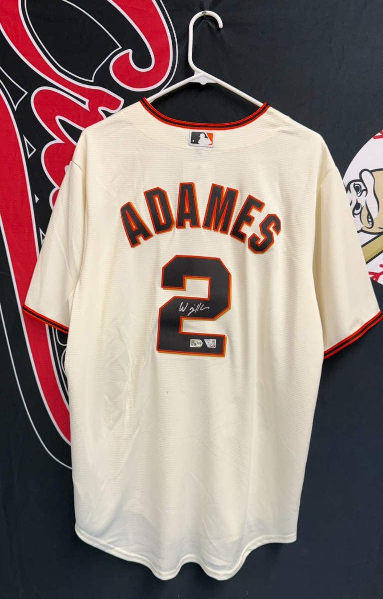 Willy Adames　サインユニフォーム　under wrap Willy Adames Signed San Francisco Giants Authentic Nike Jersey
