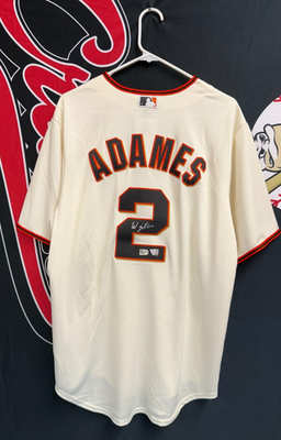 Willy Adames　サインユニフォーム　under wrap お客様の店内開封にて 2025 MLB UNDER WRAPS JERSEYより Willy Adames