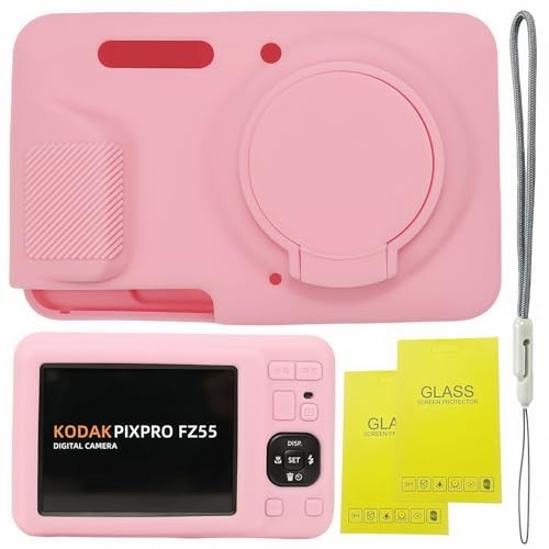 Case for Kodak PIXPRO FZ55,FZ55 accessories,Soft Silicone