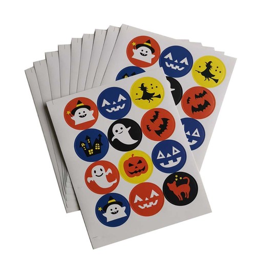 Bag Decoration Stickers Packaging Stickers Party Supplies Halloween Decoration - Picture 6 of 7