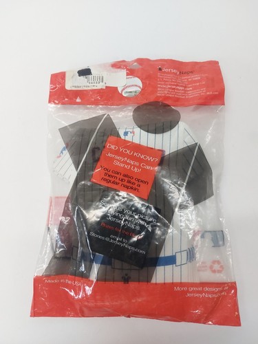 8pk Jersey Naps Shaped MLB Chicago Cubs Baseball Season Party 2-ply Napkins - Picture 3 of 4