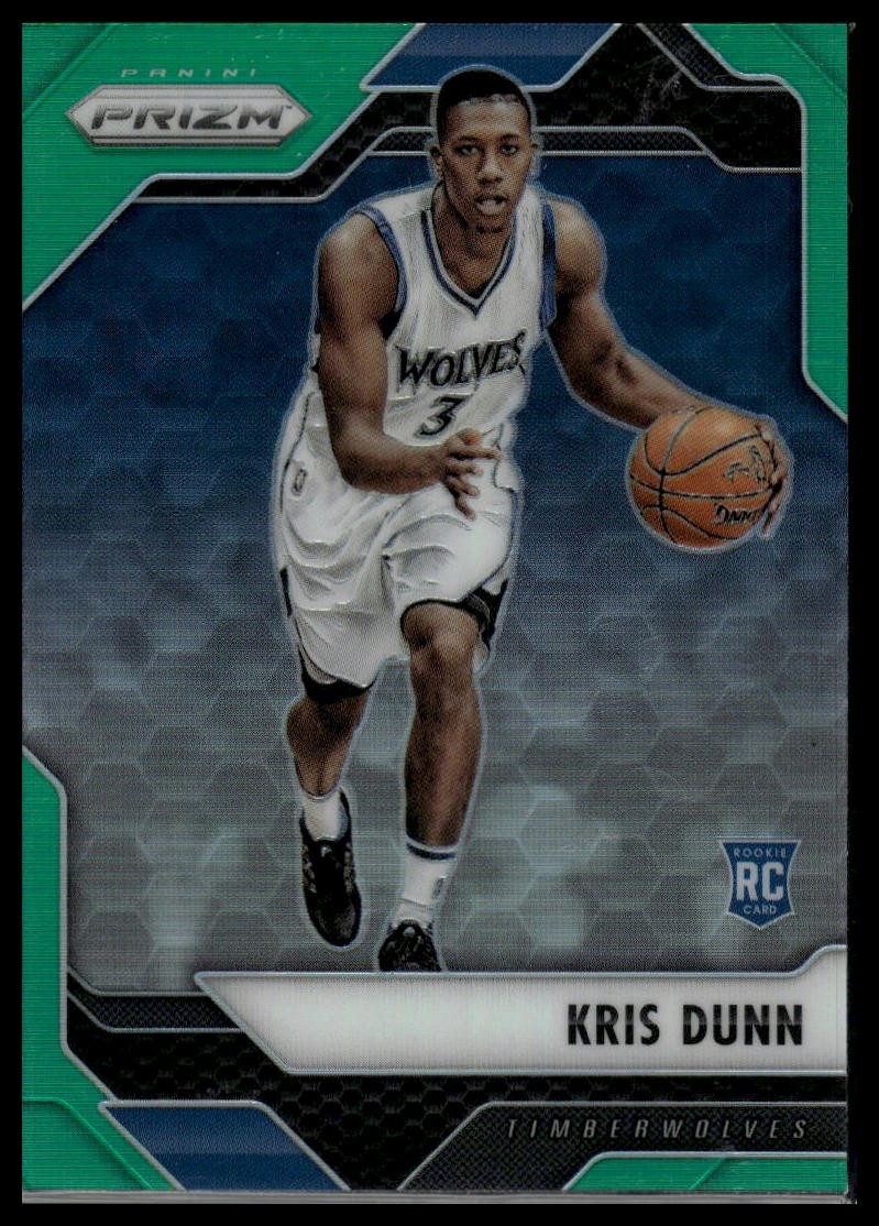 2016-17 Panini Prizm #266 Kris Dunn Green Prizms Rookie RC