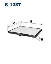 For FILTRON K 1287 CABIN FILTER HYUNDAI I10, I10 II, KIA PICANT