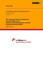 der Leverage Ratio Nach Basel Iii. Auswirkungen Einer...