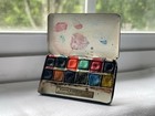 Rare Vintage Winsor & Newton Watercolor Palette No. 2 Bijou Box Made in England