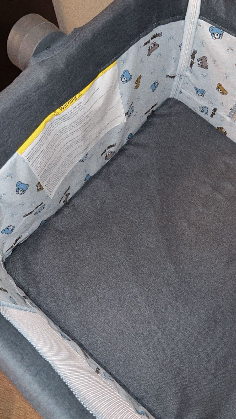 Bedside Bassinet Baby Bedside Sleeper with Wheels and Adjustable Height