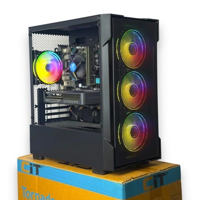 RTX 5060 Gaming Computer i7 Quad Core RGB 16GB RAM SSD WLAN Windows 11