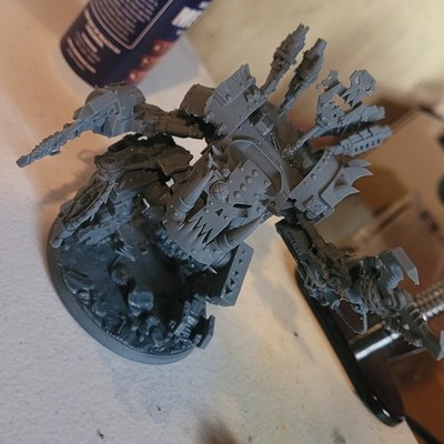 Unpainted Warhammer 40k Ork Def Dread Resin Print