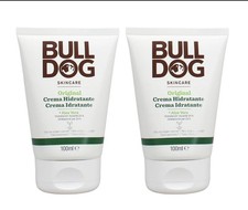 2 x Bulldog Skincare Original Men's Moisturiser 100ml with Aloe Vera