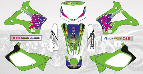 5352 GRAPHICS KIT FOR KAWASAKI KX 125 250 KX125 KX250 1994-1998