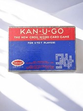 Vintage 1937 KAN-U-GO Crossword Game