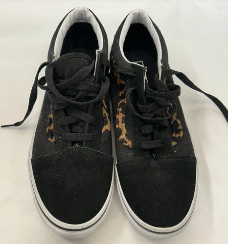 Vans Juniors pelliccia leopardata Oldol Skool tagl 6 5 maiossata