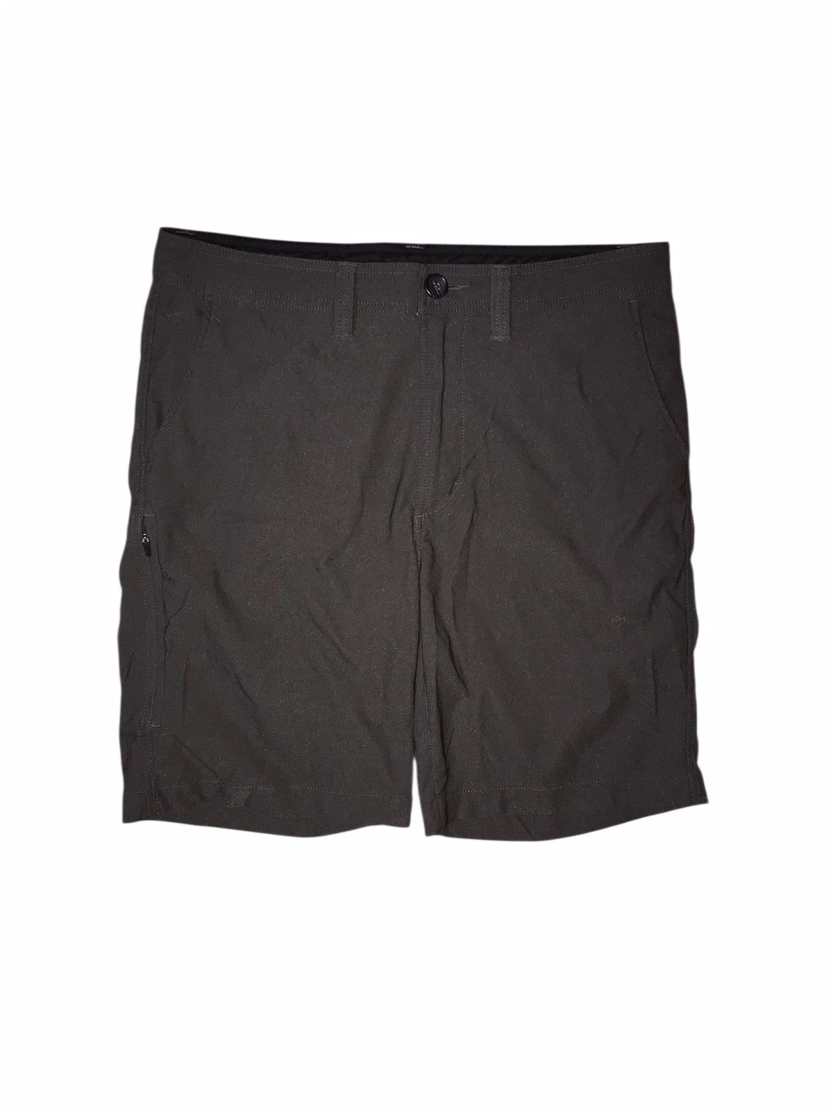 Prana Shorts Mens 32 Gray Alameda 9" Inseam Stretch Gorpcore Hiking C48