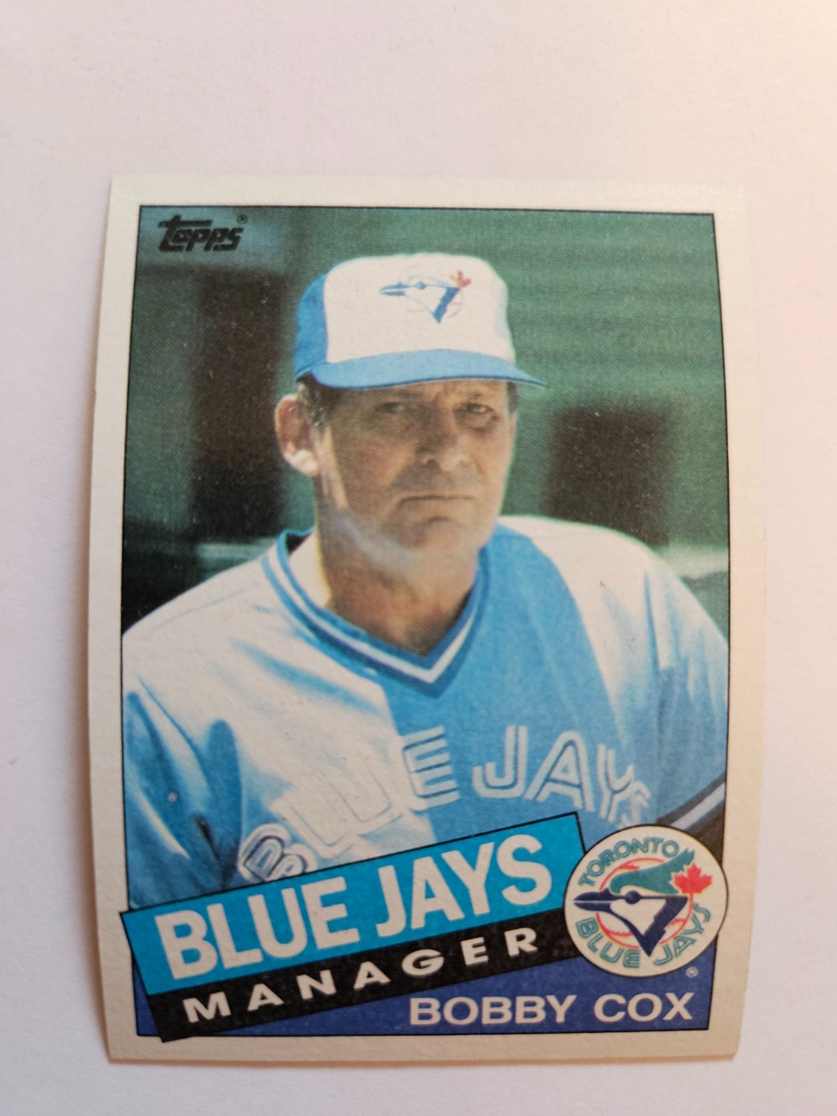1985 TOPPS BOBBY COX #411 NM