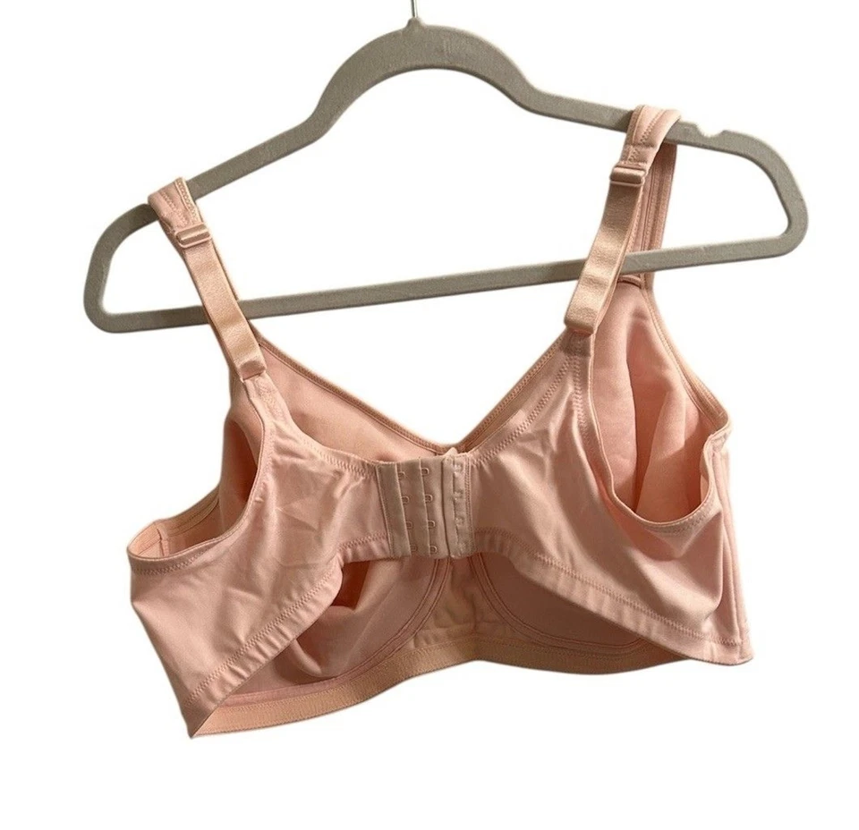 Sutiã Avenue Body sem fio copo macio bordado rosa detalhes 40DD - Imagem 2 de 4