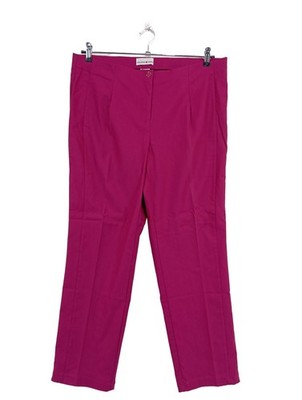 HELENA VERA Stoffhose Damen Hose Gr. DE 48 pink Casual-Look