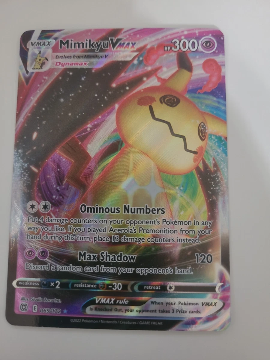 Mimikyu VMAX 069/172 Swsh09: Brilliant Stars for sale | eBay
