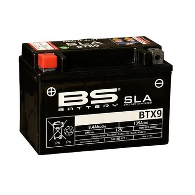 BS Batterie 12V 8AH YTX9- (für: Keeway Silverblade 250 (Euro 3) 4 Takt 12-16 )