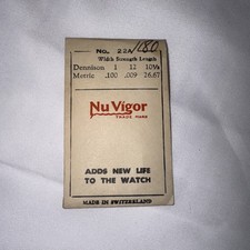 NU VIGOR Mainspring 22A