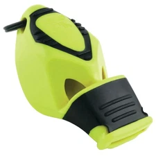 Fox 40 Epik CMG Safety 3-Chamber Pealesss Whistle, Neon Yellow