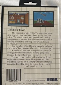 Sega Pro Wrestling & Gangster Town Mega System Games + Box + Manuals SMS - 2 !!