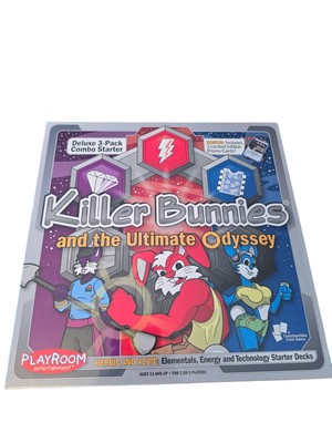 Killer Bunnies And The Ultimate Odyssey Heroic & Azoic 3-Pack Starter Set SEALED