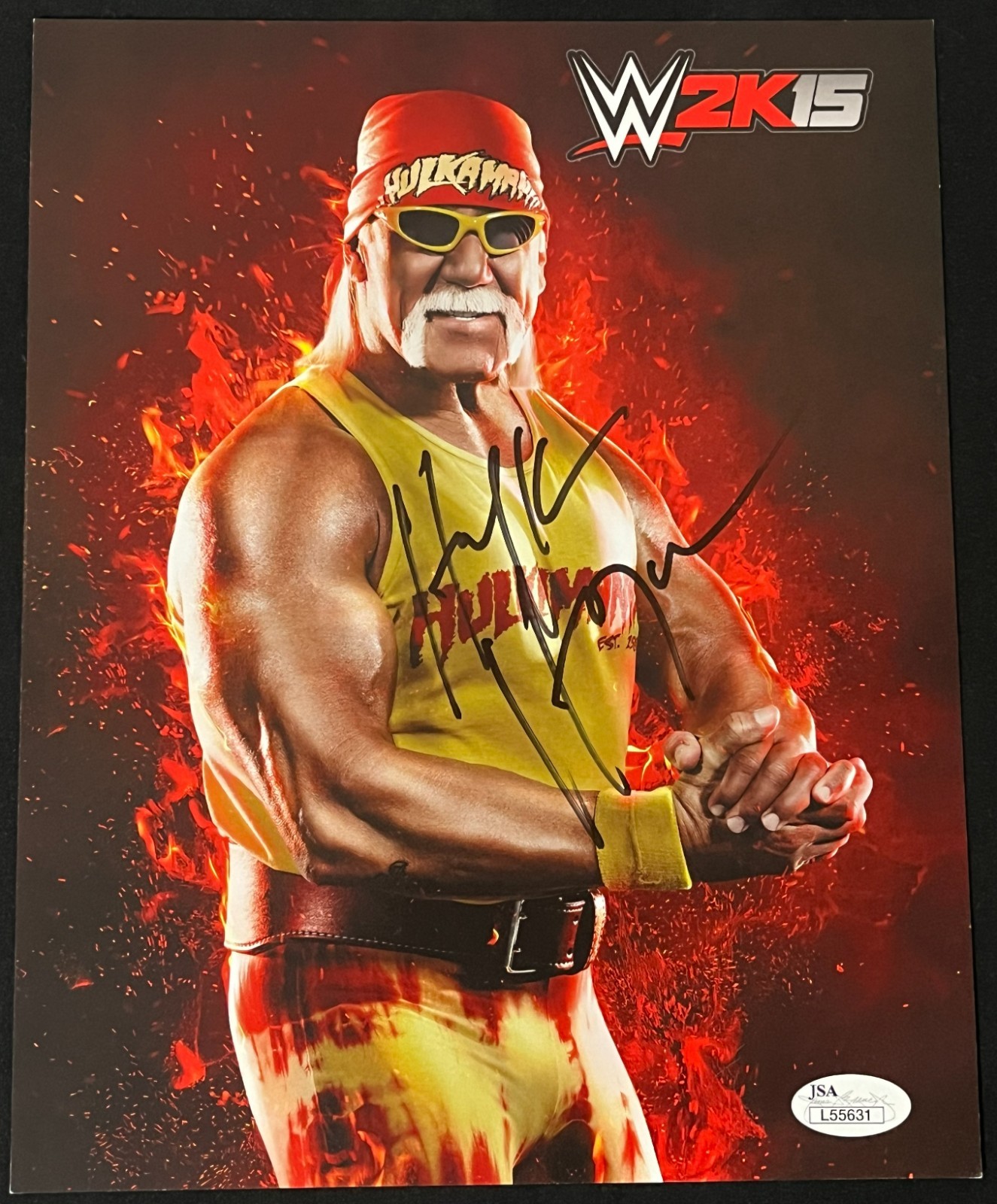 Hulk Hogan Autographed Signed WWE HOF 8x10 Photo JSA Authenticated 