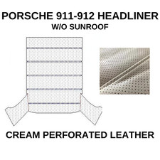 Dachhimmel Perforiert Creme Für Porsche 911/912 Ohne Schiebedach