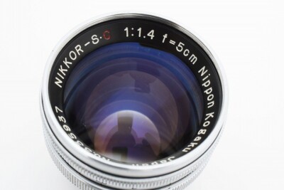 14671 Near Mint F/S Nippon Kogaku Nikkor S.C 5cm F1.4 50mm Lens