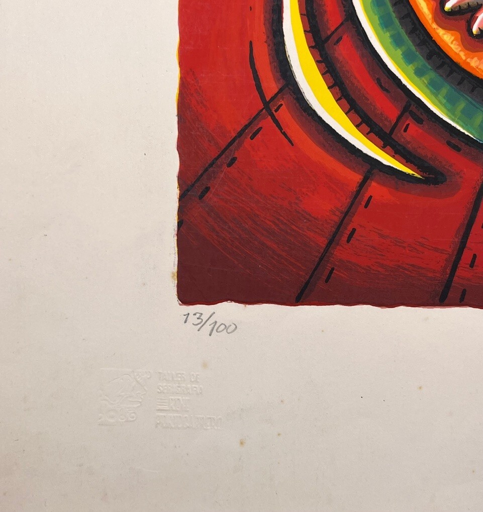 ALFREDO SOSABRAVO. Engraving. Serigraphy. Contemporary art. Cuban art.