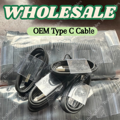 USB Type C Fast Charging Charger Cable Lot For Samsung S9 S10 S20 iPhone 15 16