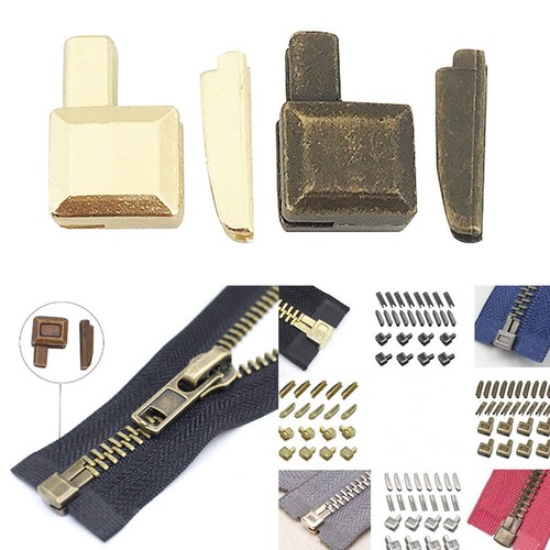 40Sets 5 Zippers Latch Slider Retainer Insertion Pin Zipper Repair Kit eBay