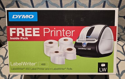 Dymo Label Writer 450 Printer Value Pack With Labels PC Mac