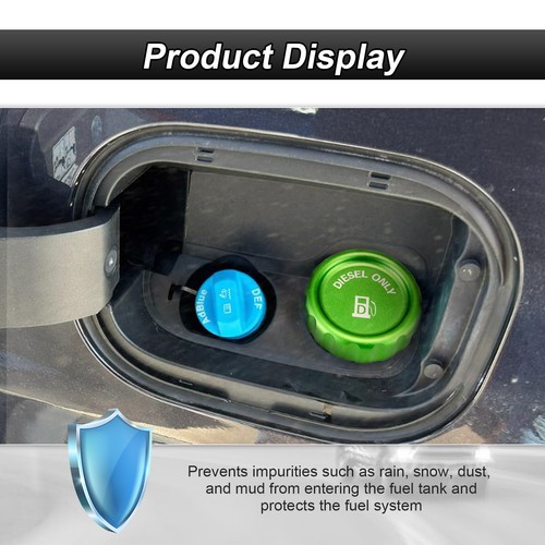 CNC Magnetic Diesel Fuel Cap + O ring For 2020-2024 GMC Sierra 1500/Limited 3.0L - Picture 2 of 8