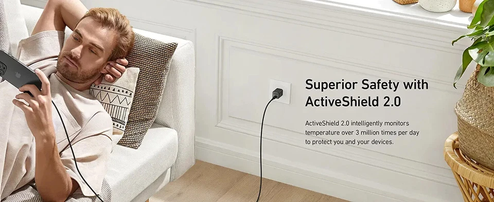 Anker 30W USB C GaN Charger Nano 3 Foldable PPS Fast Adapter phones or tablets - Image 3 of 4