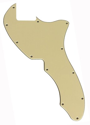 Pickguard For US Fender Telecaster 69 Thinline Blank Guitar 3-Ply-VINTAGE YELLOW