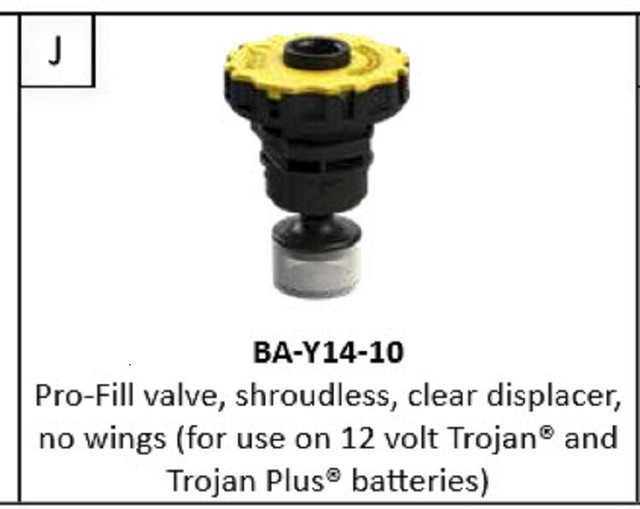 BATTERY WATERING SYSTEM FOR TROJAN 48V 12V T1275 PLUS FLOWRITE KIT BG