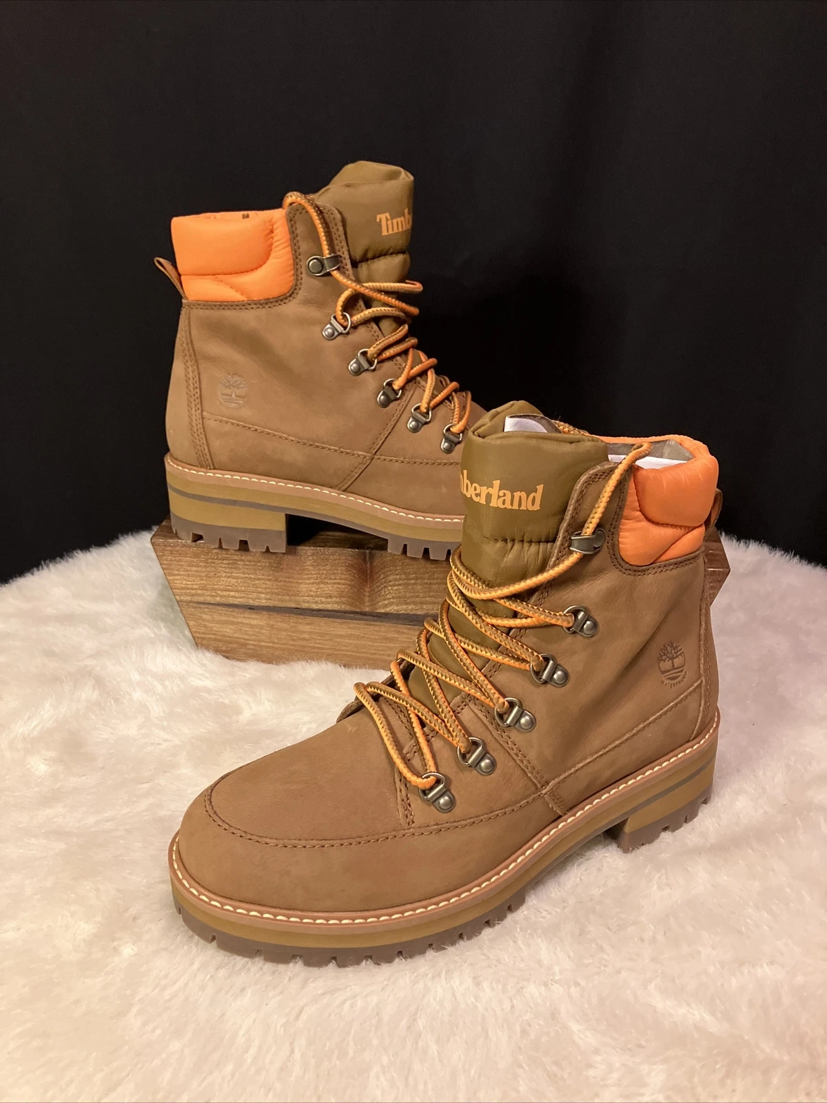 Nuovo Timberland Donna Courmayeur Valley Marrone Impermeabile Taglia 7 5 Retail $140