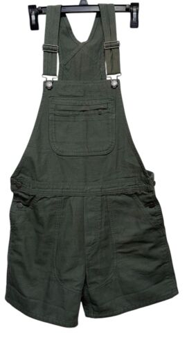 Patagonia Overall Shorts Damen grün Canvas Stehoverall Outdoor Freizeit S
