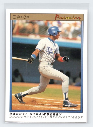 Darryl Strawberry Lot 6 Baseball Cards 1991-1992 Topps/Score/Fleer (MLB) - Bild 13 von 14