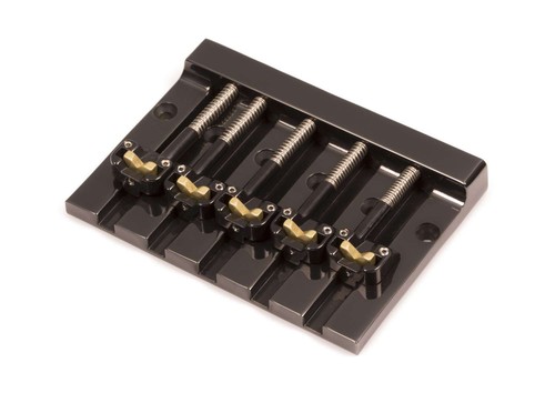 Hipshot KickAss 5 cordes bass bridge noir rénovés Fender Squier - 5K502B - Photo 1/2