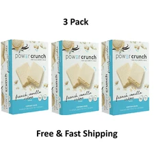 Power Crunch Original HIGH PROTEIN WAFER ENERGY BAR, 15 Bars