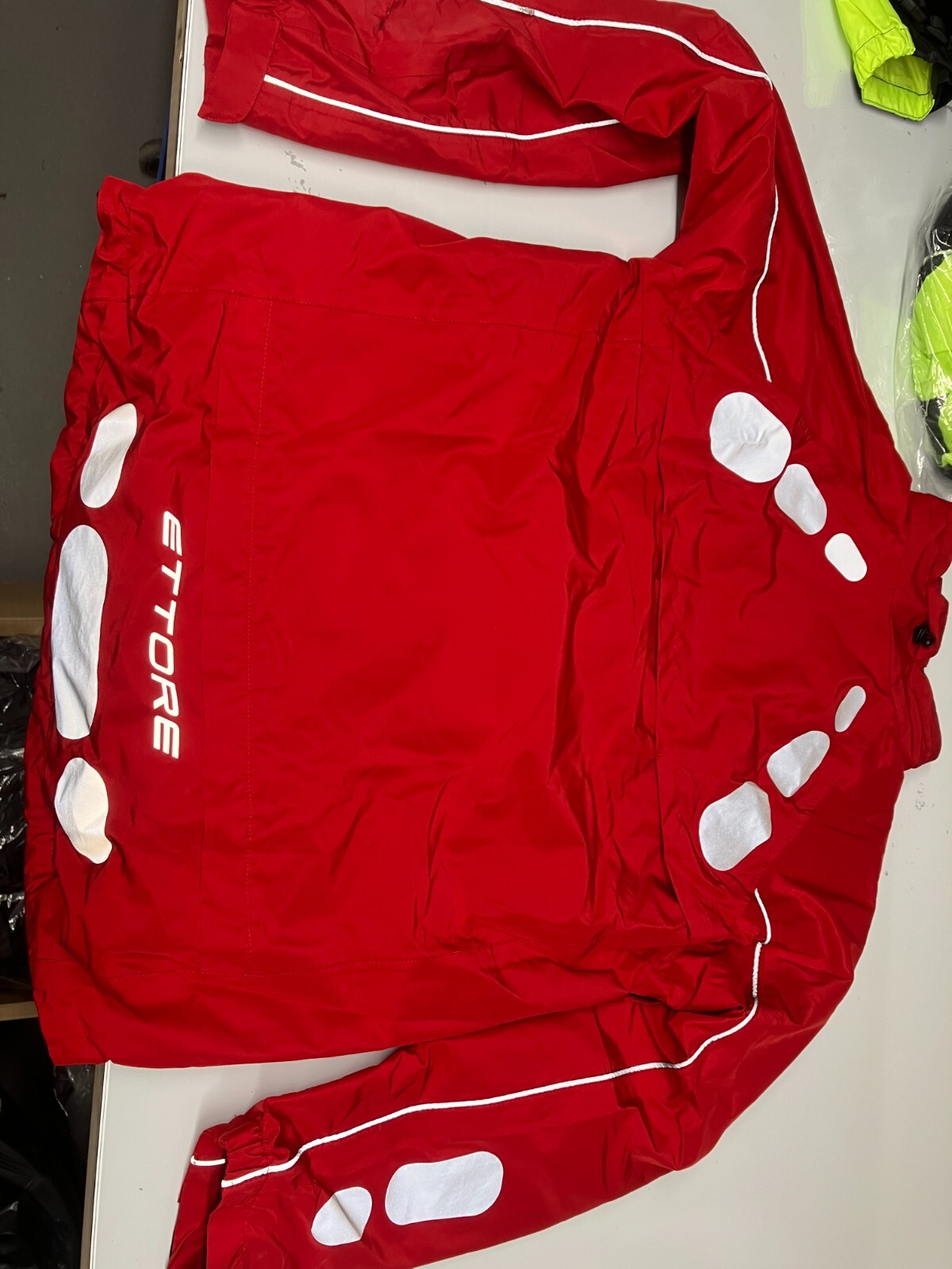 Ettore Mens Cycling Jacket Waterproof High Vis Night Eagle 3XL (741