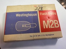 Vintage Lot WESTINGHOUSE FLASH BULBS M2B, 9 bulbs included