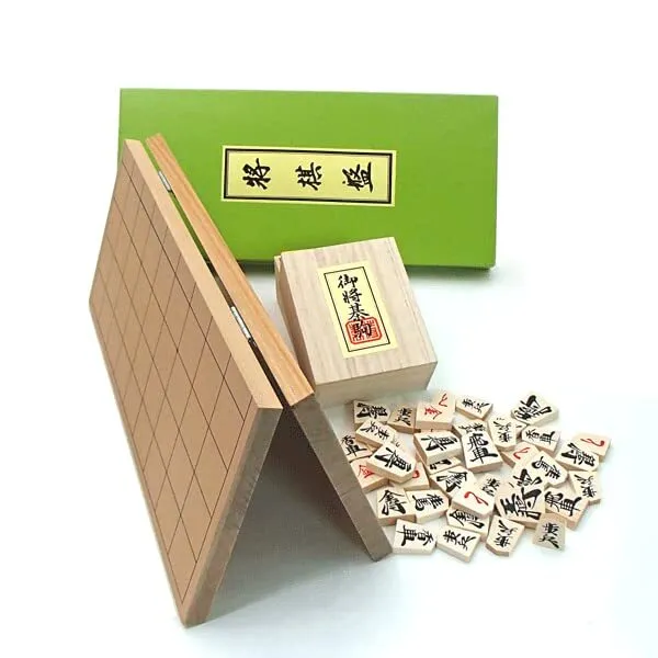 Nintendo Shogi Japanese Chess Board & Pieces Set wooden Japan Import